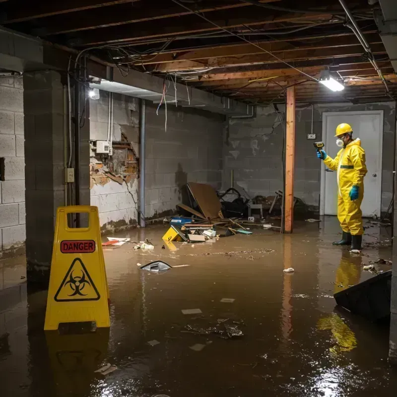 Flooded Basement Electrical Hazard in Crested Butte, CO Property